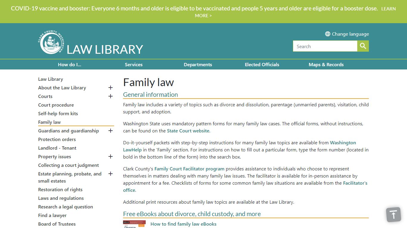 Family law | Clark County